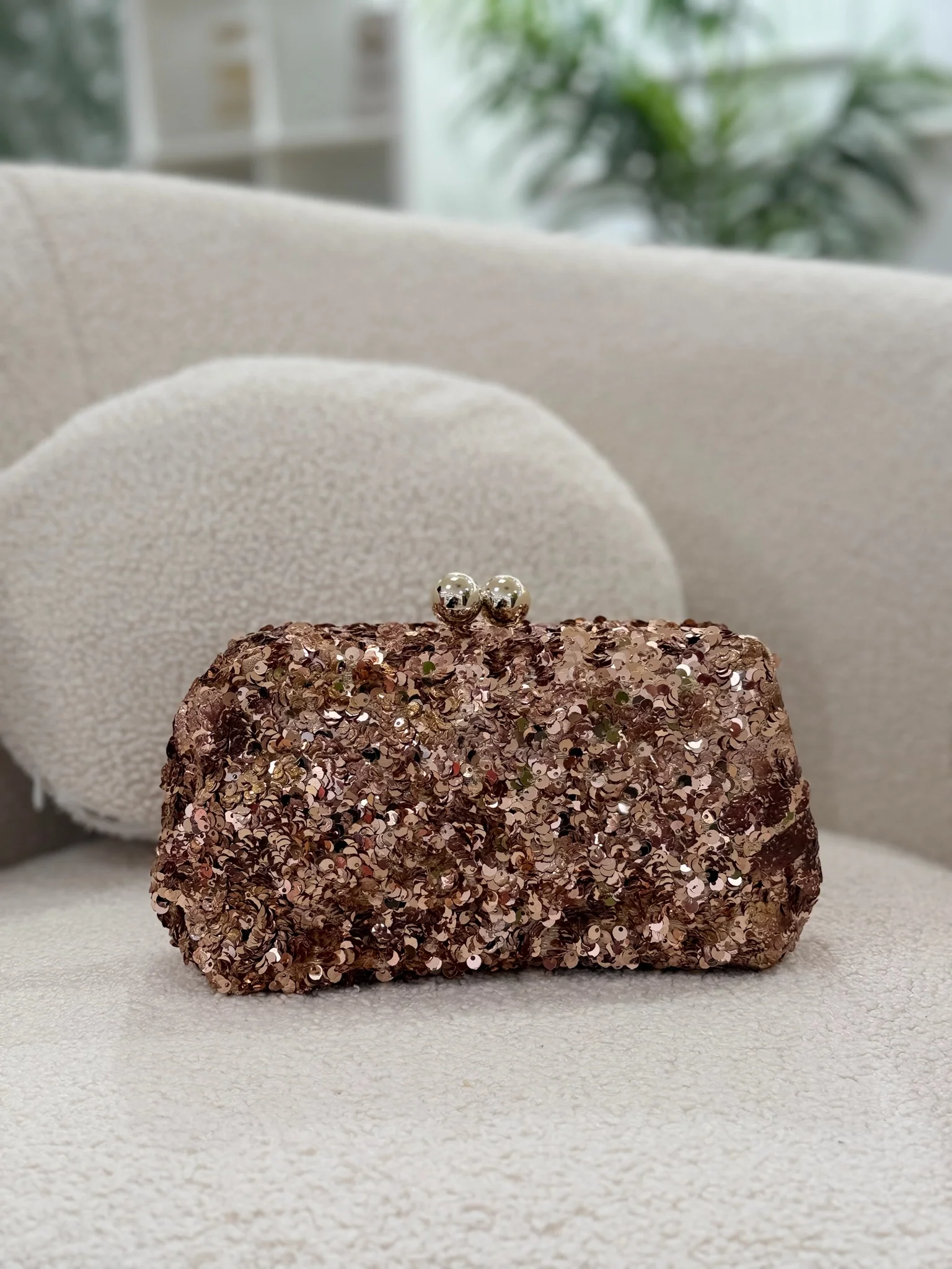 Bolso de lentejuelas cobre |  Valeria - Image 4