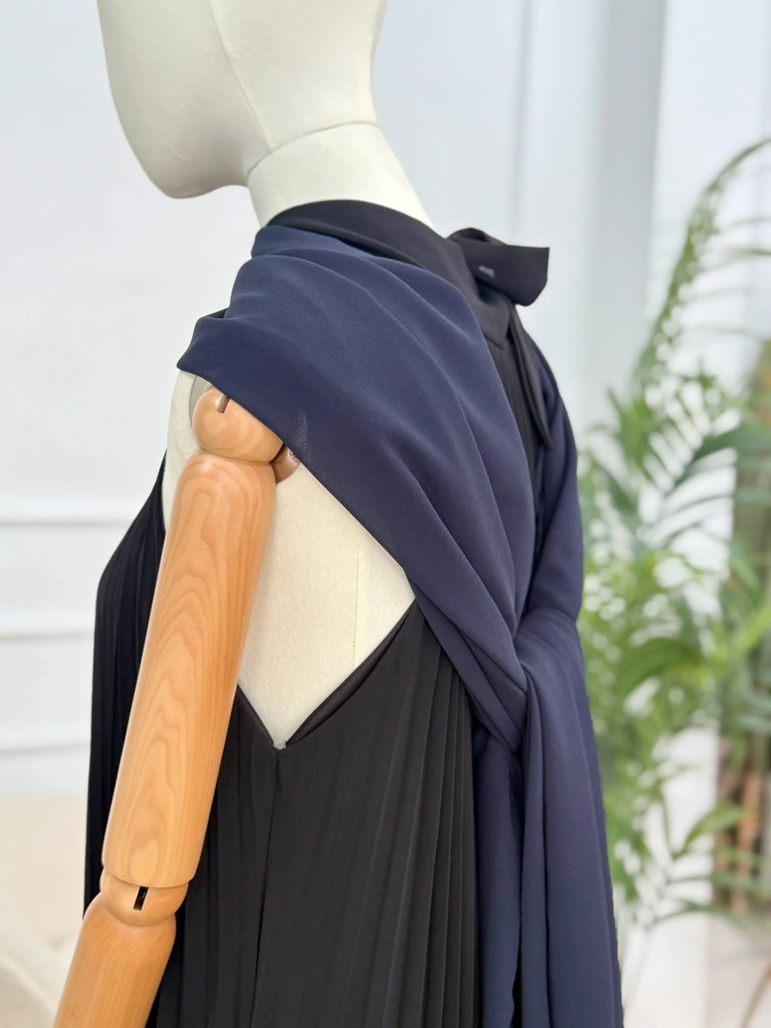 Chal de gasa Azul Marino | Chap - Image 3